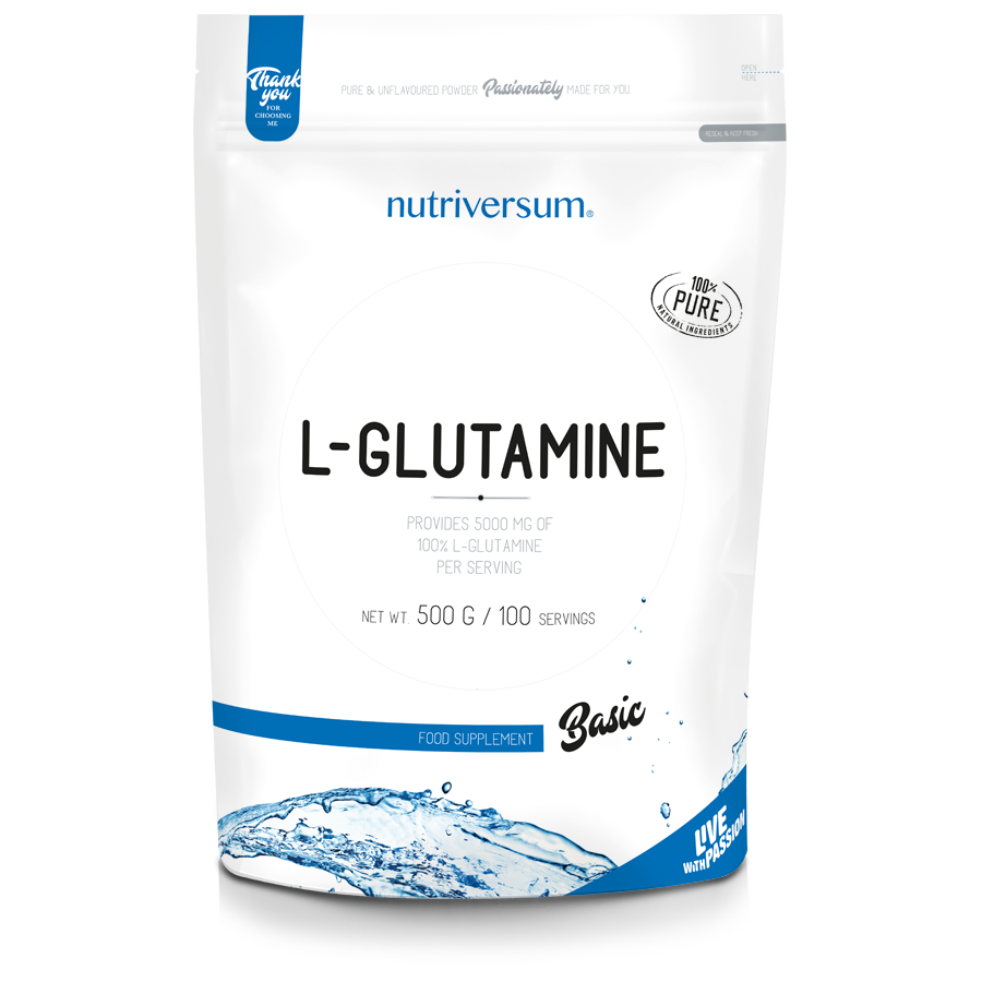 Nutriversum - Basic - L-Glutamine 500g - Nutriversum Panama