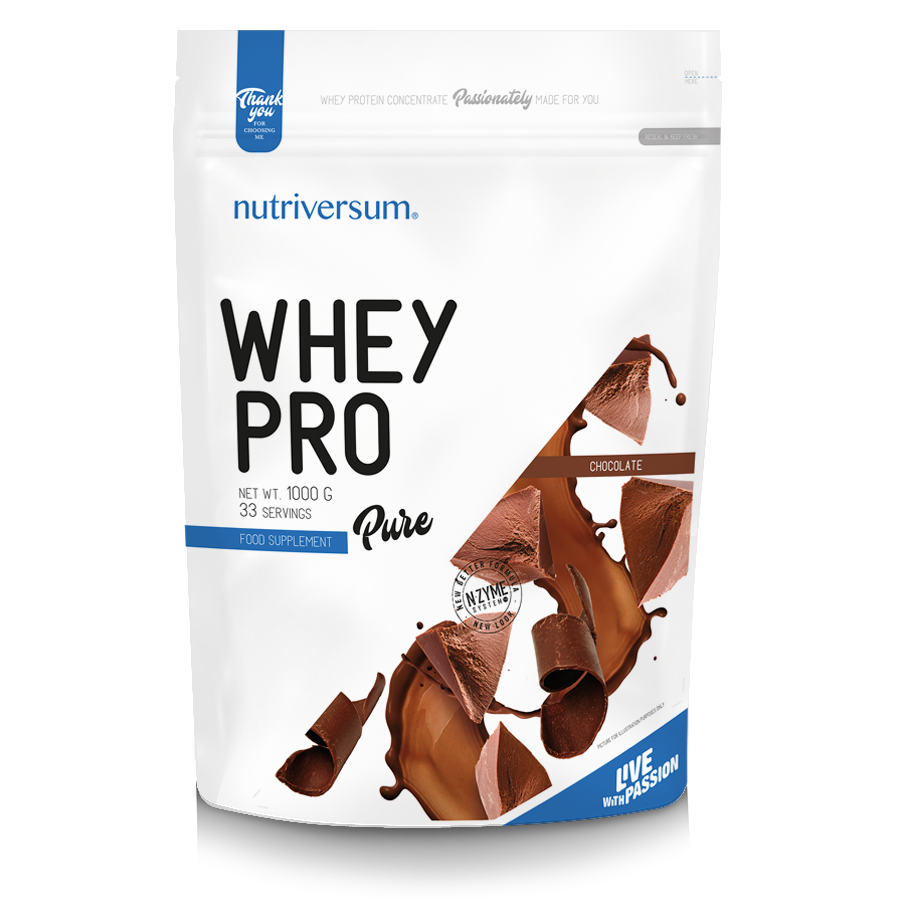 NUTRIVERSUM - PURE PRO - WHEY PRO 1000G Chocolate - Nutriversum Panama