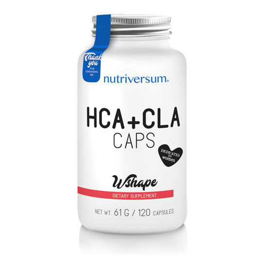 HCA + CLA - 120 cápsulas - WSHAPE - Nutriversum - Nutriversum Panama
